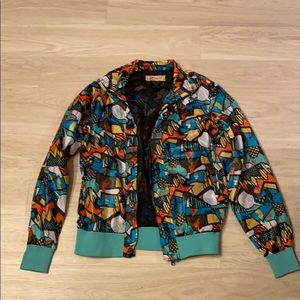 Aknowledge Crazy pattern zip up